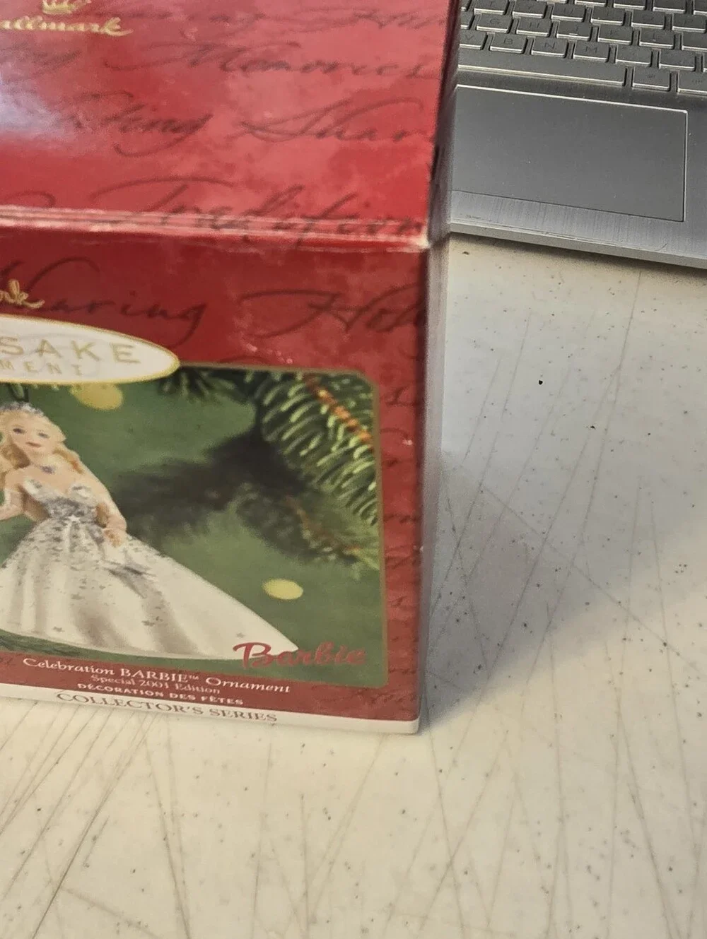 2001 Hallmark Keepsake Celebration Barbie Ornament Special Edition 2nd in Series
